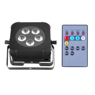 IM-BTPL0518 Battery 5*18W 6IN1 RGBWA+UV Wireless Led Par Light With IR Remote Control Wireless Battery LED Par Light